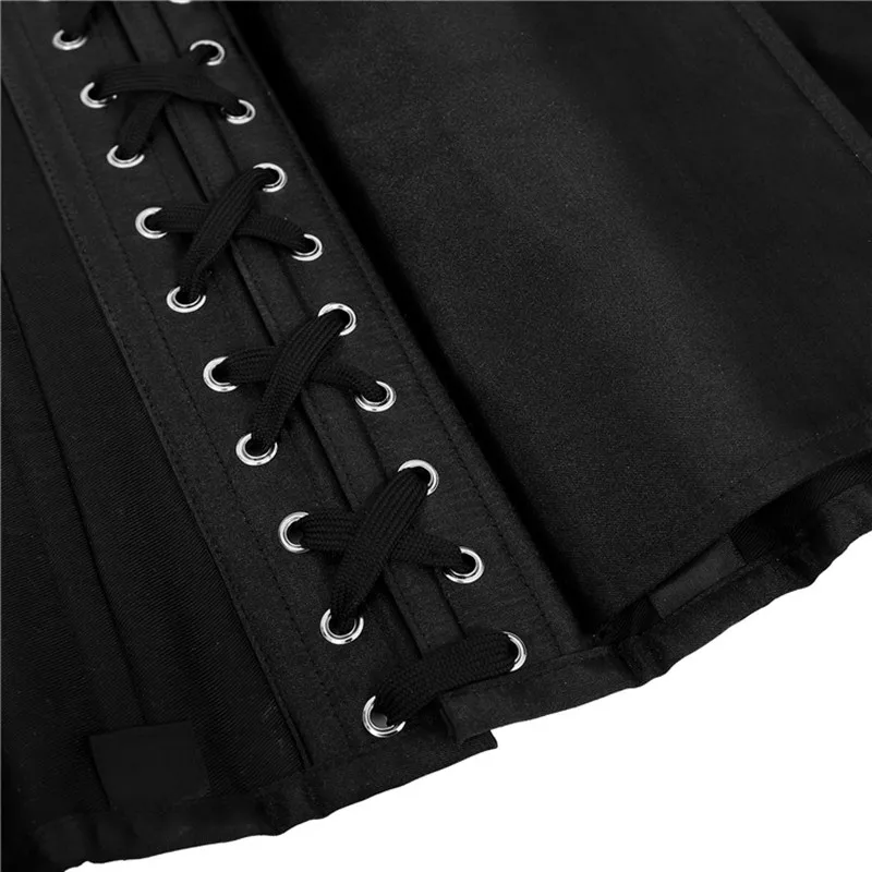 Waist Trainer Gothic Sexy Underbust Corset Slimming Lingerie Shapewear Women Lace-up Girdling Corselete Plus Size Clothes