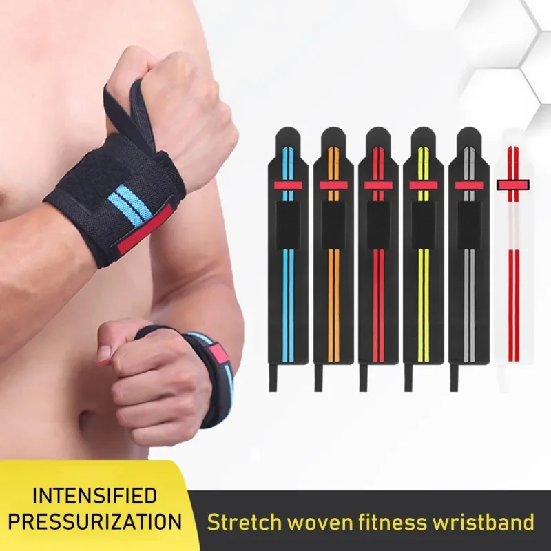 Men Adjustable Elastic Wristband Breathable Wrist Wraps Fitnes Sport Weight Lifting Safety Multifunction Upport Wrist Strap