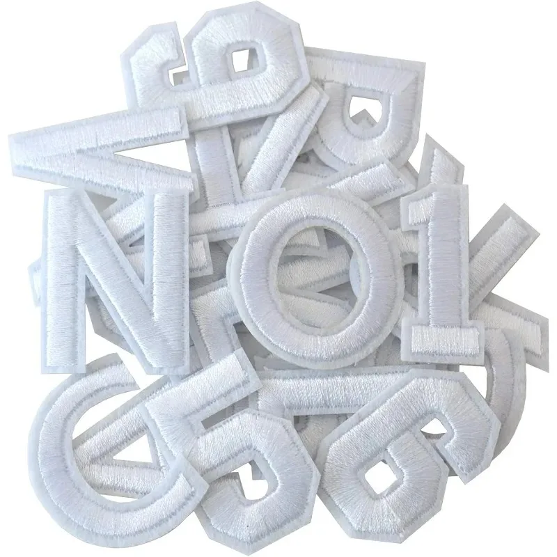 72pcs Iron on Letters and Numbers Patches Letter Patches Alphabet Embroidered Patch for Clothes A-Z Numbers 0-9 Applique