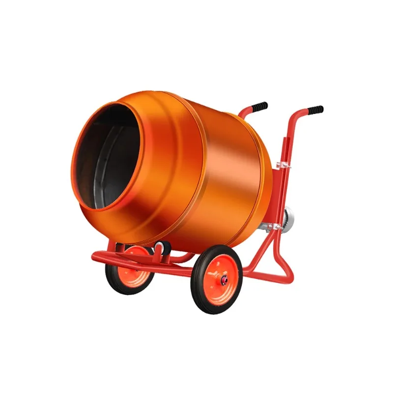 

Small household cement concrete mortar feed construction site ash drum type 220v electric mixer