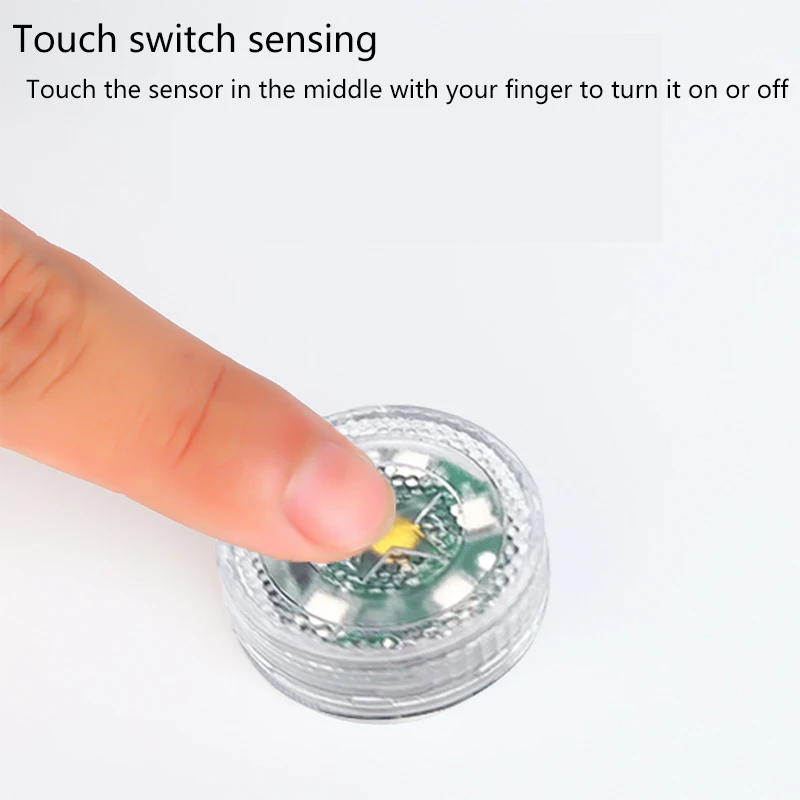 Mini-Auto-Touch-Leuchten, LED-Innenbeleuchtung, kabellose Umgebungsleuchten mit Batterie, Auto-Touch-Leuchten