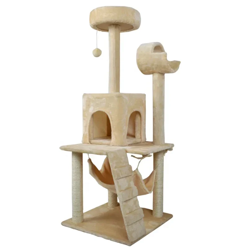 

Cat Climbing House Top Selling Products Modern Cat Furniture With Hanging Toy Funny Pet Toy Cat Tree