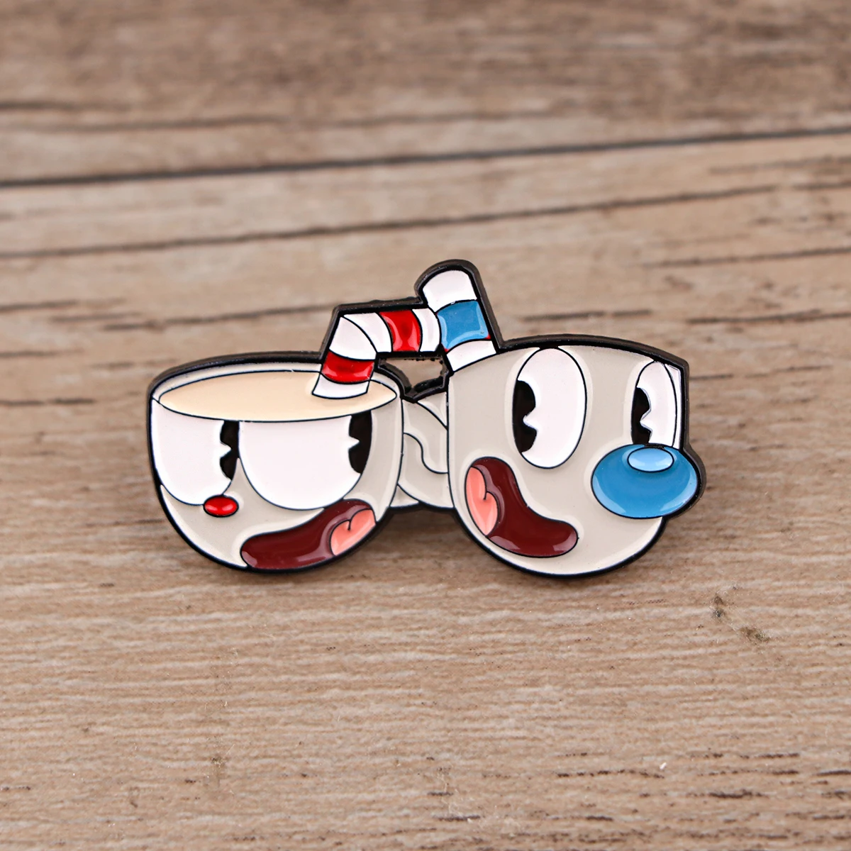 Cartoon Teacup Pin Cute Pin Badge Girls Women\'s Brooch Backpack Jeans Hats Brooches Enamel Clothing Jewelry Accessory Kids Gift