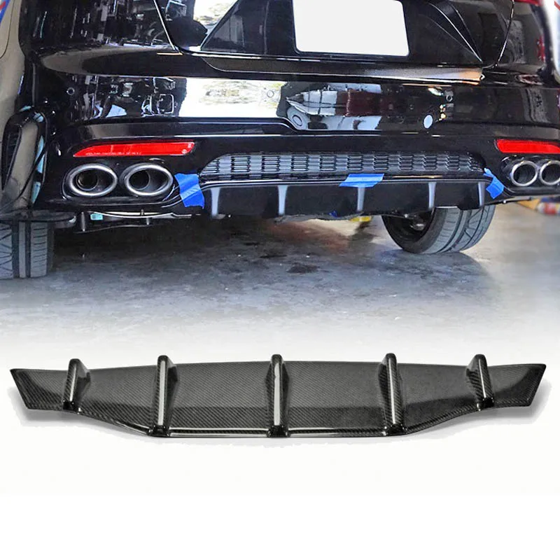 

Подходит для KIA Stinger K8 Stingray, задний спойлер из углеродного волокна, плавник акулы, автомобильные аксессуары, комплект кузова.