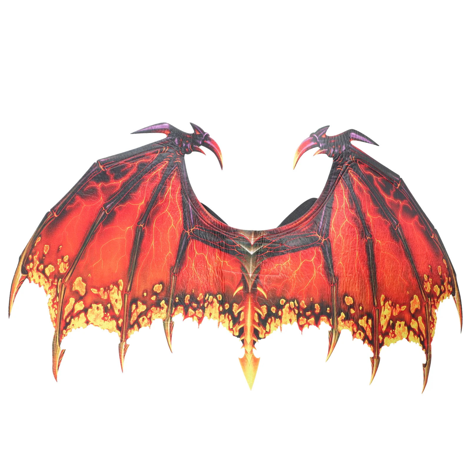 

Fairy Wings Adult Large Articulated Dragon Inflatable Costume Halloween Costumes Creative Flying Red