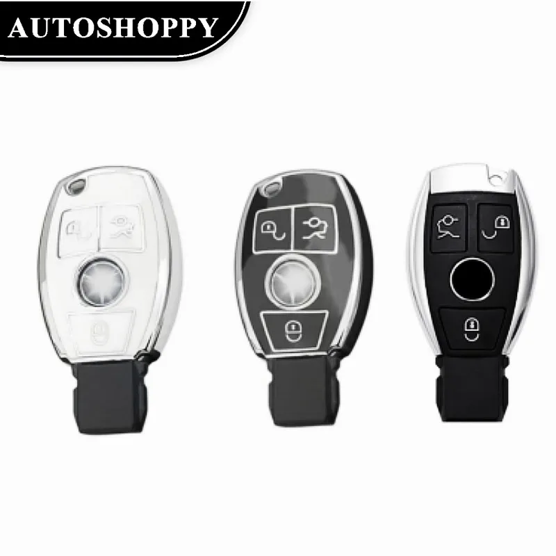 

For Mercedes Benz A C E S G Class GLA CLA GLK GLC CLS W204 W463 W176 W251 W205 Fashion TPU Car Remote Key Case Cover Shell Fob