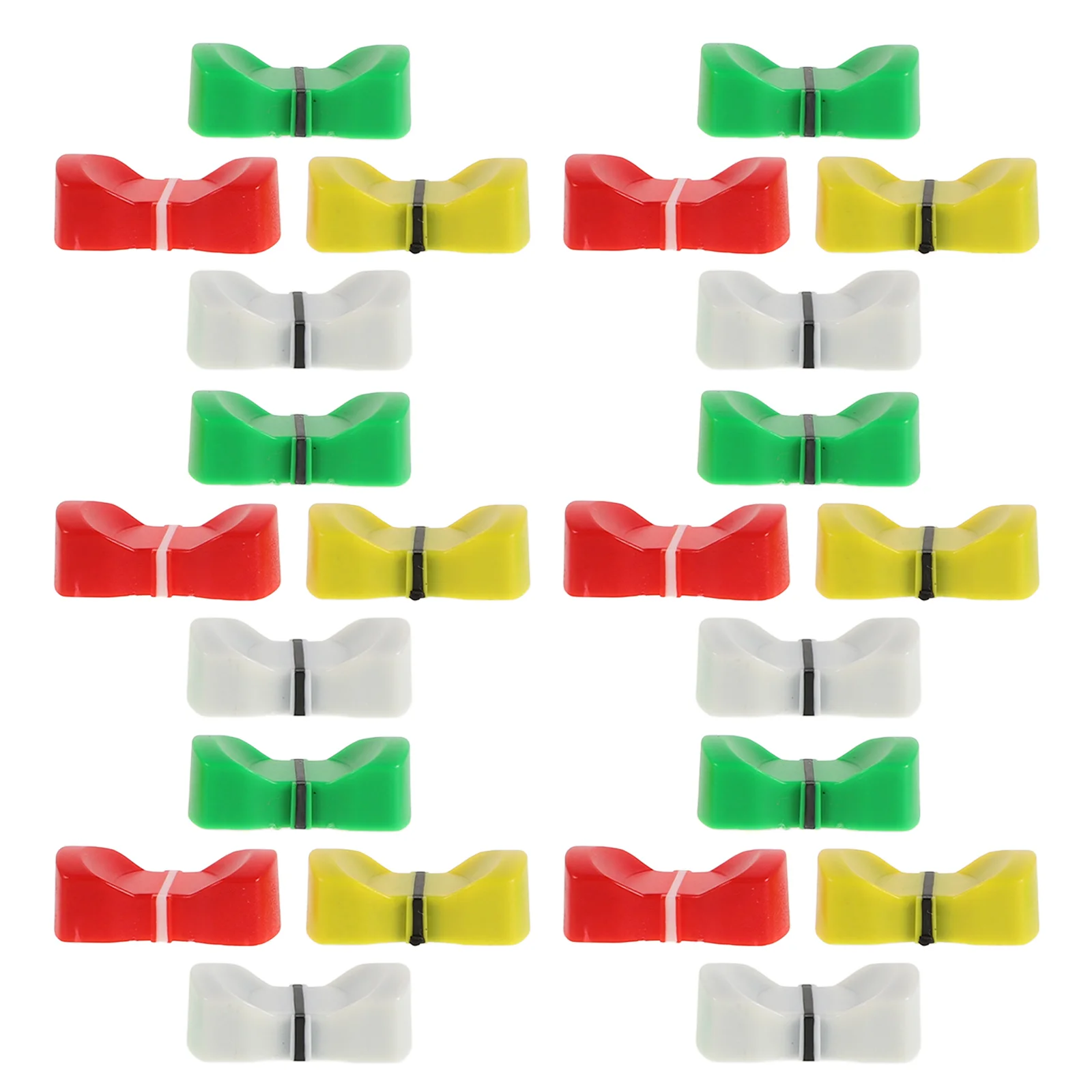 

50Pcs Fader Knob Cap Console Mixer Slider Durable Versatile Practical Smooth Operation Audio Visual Setup Slider Caps