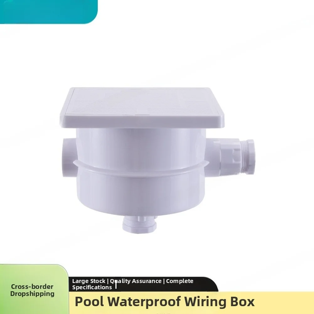 Installation für Poolbeleuchtung, wasserdichte Anschlussdose, IPX68, elektrische Box, wasserdichte Anschlussdose, beständig gegen raue Bedingungen
