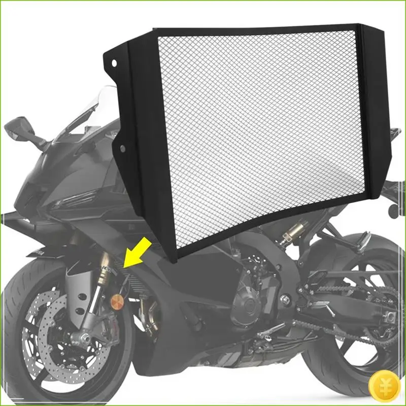

Motorcycles Accessories Radiator Grille Guard Cover Oil Cooler Protector For Yamaha YZF R9 2025 YZFR9 YZF-R9
