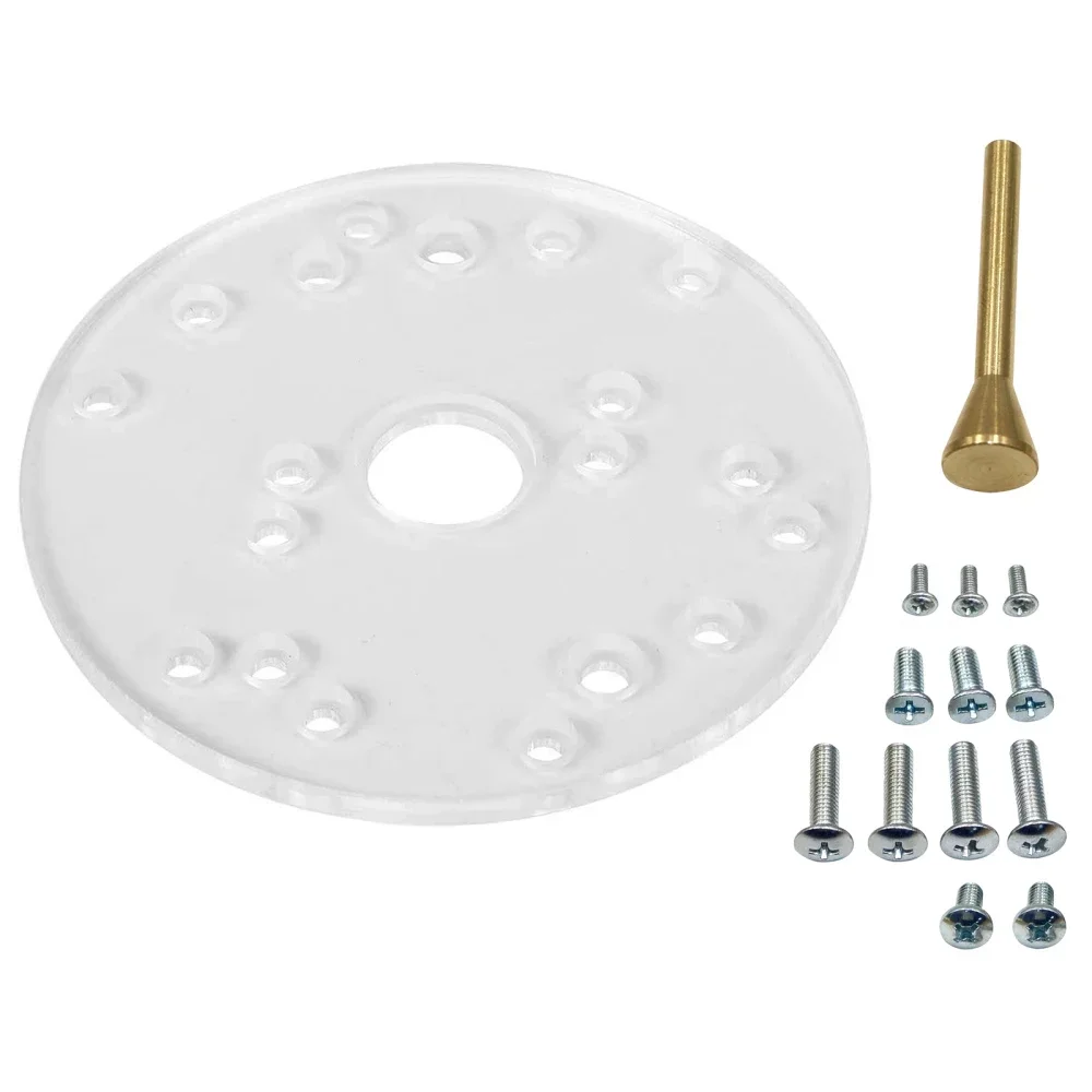 Base Plate Woodworking Auxiliary Tool Translucent High-quality Tools With Screws Accurately Multifunctional Universal Router