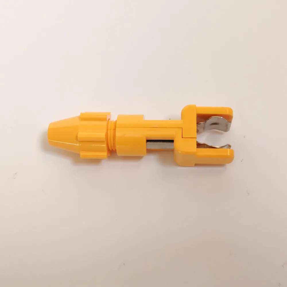 China Factory Price Yellow Split Spring Clip Connector for Geophone String Connector in stock
