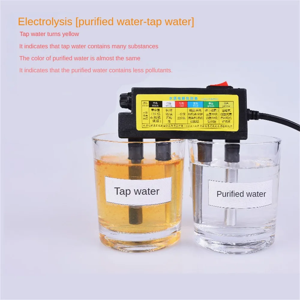 Premium Water Household Electrolyzer, Electrolysis Water Tools, Purity Level Meter, PH Testing Tool, Qualidade, 1 a 5Pcs
