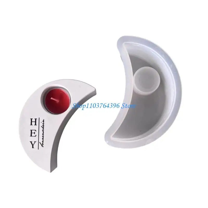 

G7NC Moon Mold Tealight Holder Moulds Holder Moulds Silicone Texture