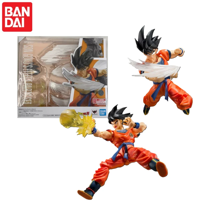 

In Stock! Bandai SHF Dragon Ball Z Super Saiyan Son Goku Replace Head Teleportation Kamehameha Wind Blade Special Effects Kit