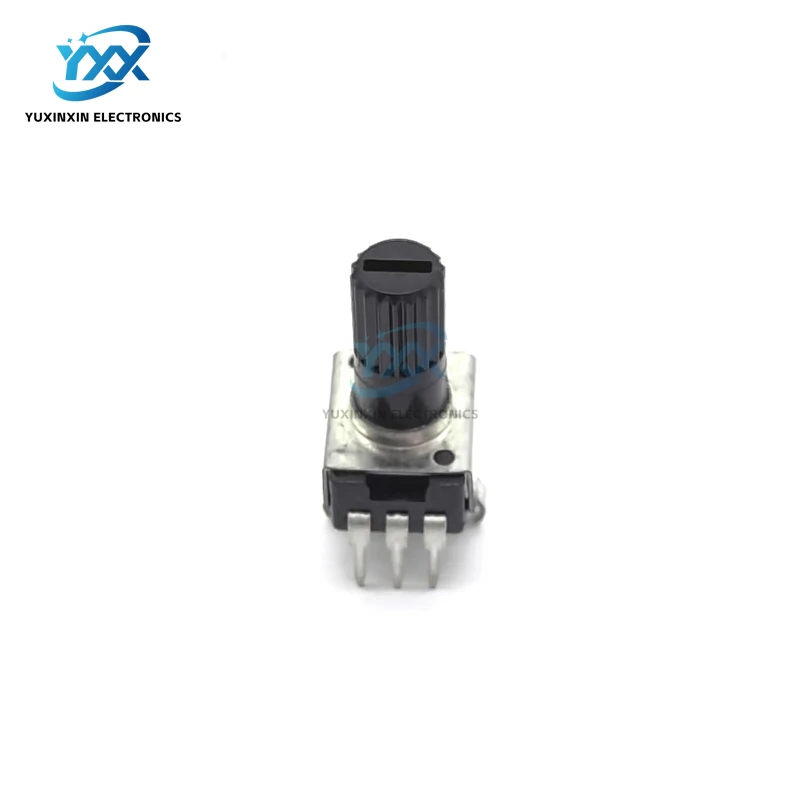 Potenciômetro vertical rv09 wh09, resistor ajustável 1k 2k 5k 10k 50k 100k l20mm (comprimento do eixo 12.5mm) tipo rotativo rv0932 com 10 peças