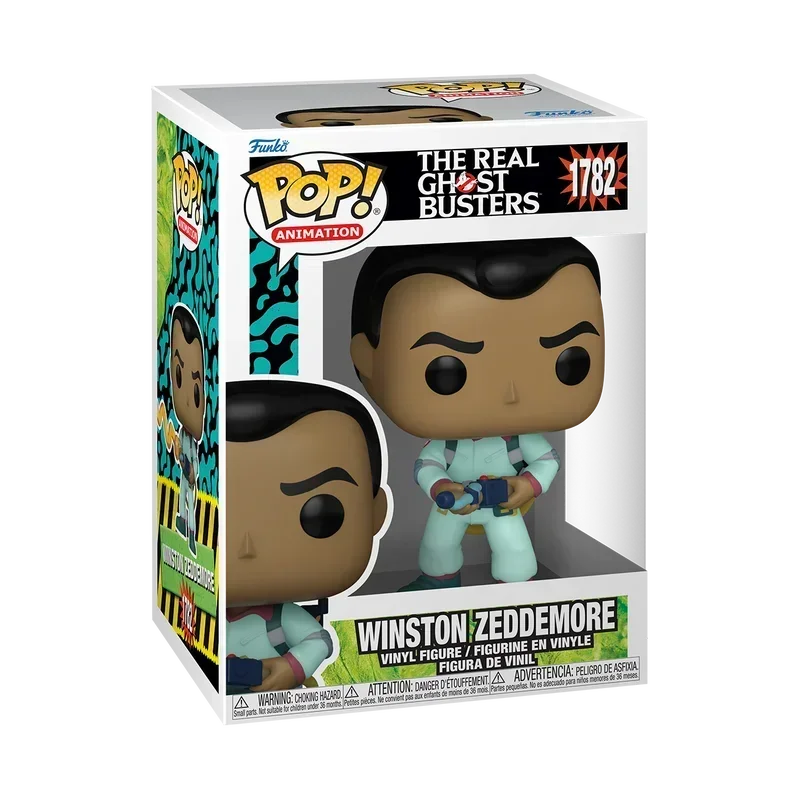 [IN STOCK] Funko Pop! Animation: The Real Ghostbusters-Winston Zeddemore-Egon Spengler-Ray Stantz-Venkman with Slimer