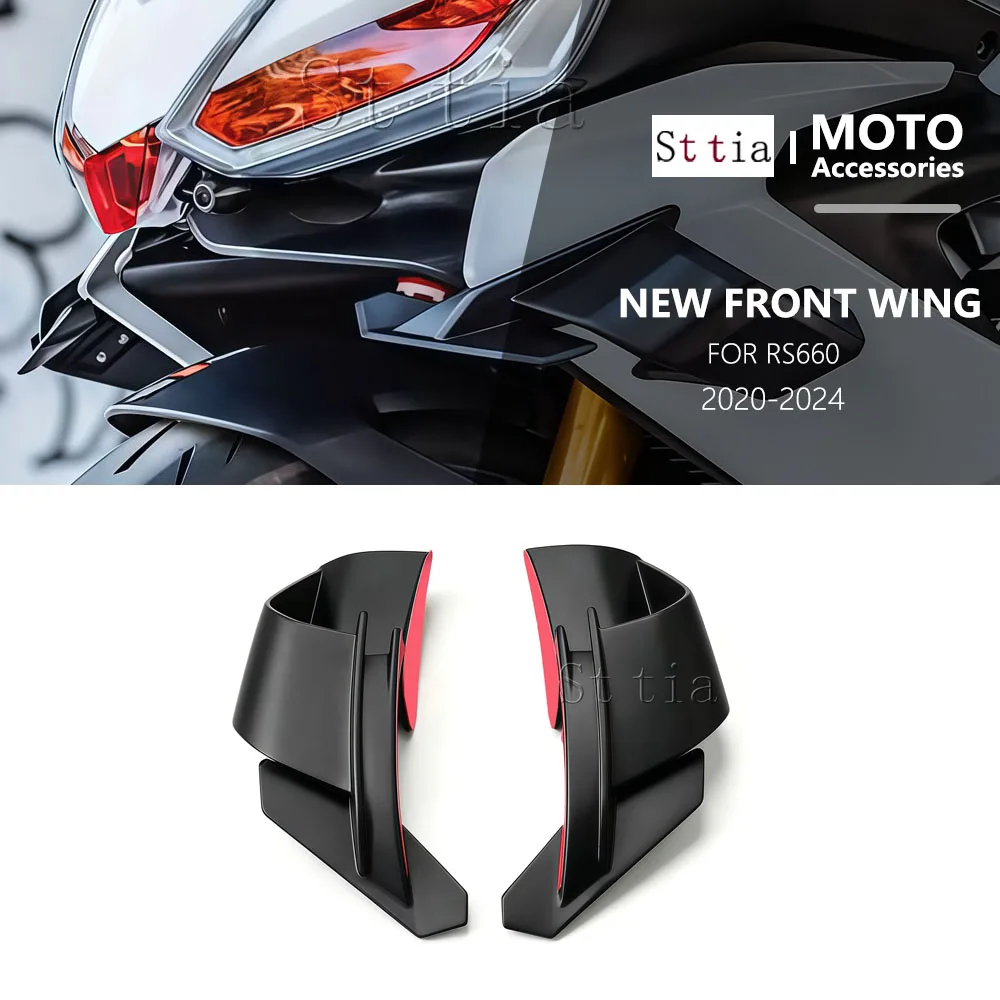 For Aprilia RS660 RS 660 rs660 2020-2024 2023 2022 New Motorcycles Accessories Fairing Winglet Aerodynamic Wing Kit Spoilers