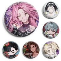 ALIEN STAGE Brooch Drowing Bloom Brooches for Women IVAN TILL Metal Accesorios Mizi Sua Flower Badges Pins Luka Hyuna Cos Gift