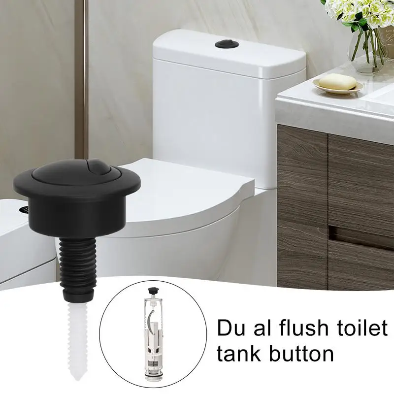 Toilet Button Cover Double Flush Toilet Cistern Button Toilet Flush Button Pusher Toilet Accessories Flush Tank For Most Toilets