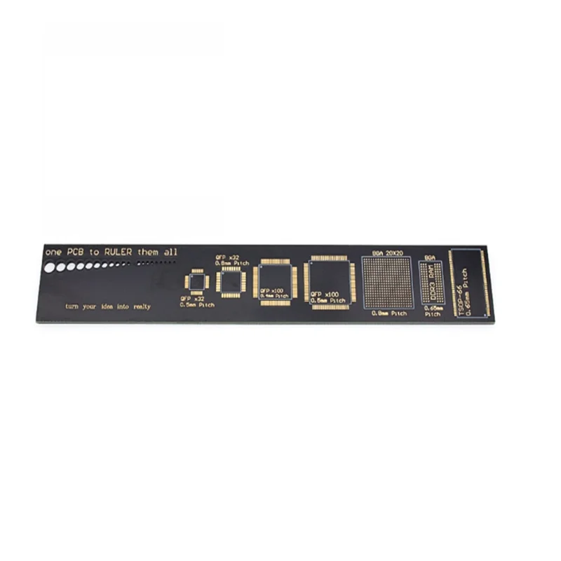 1pcs PCB Ruler, a ruler for PCB engineering, is a companion for PCB packaging units and electronic engineers