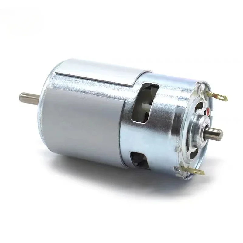 DC 12V Motor 775 double Ball Bearing   RS775 Large Torque Low Noise High RPM śmigło wentylatora  двигатель