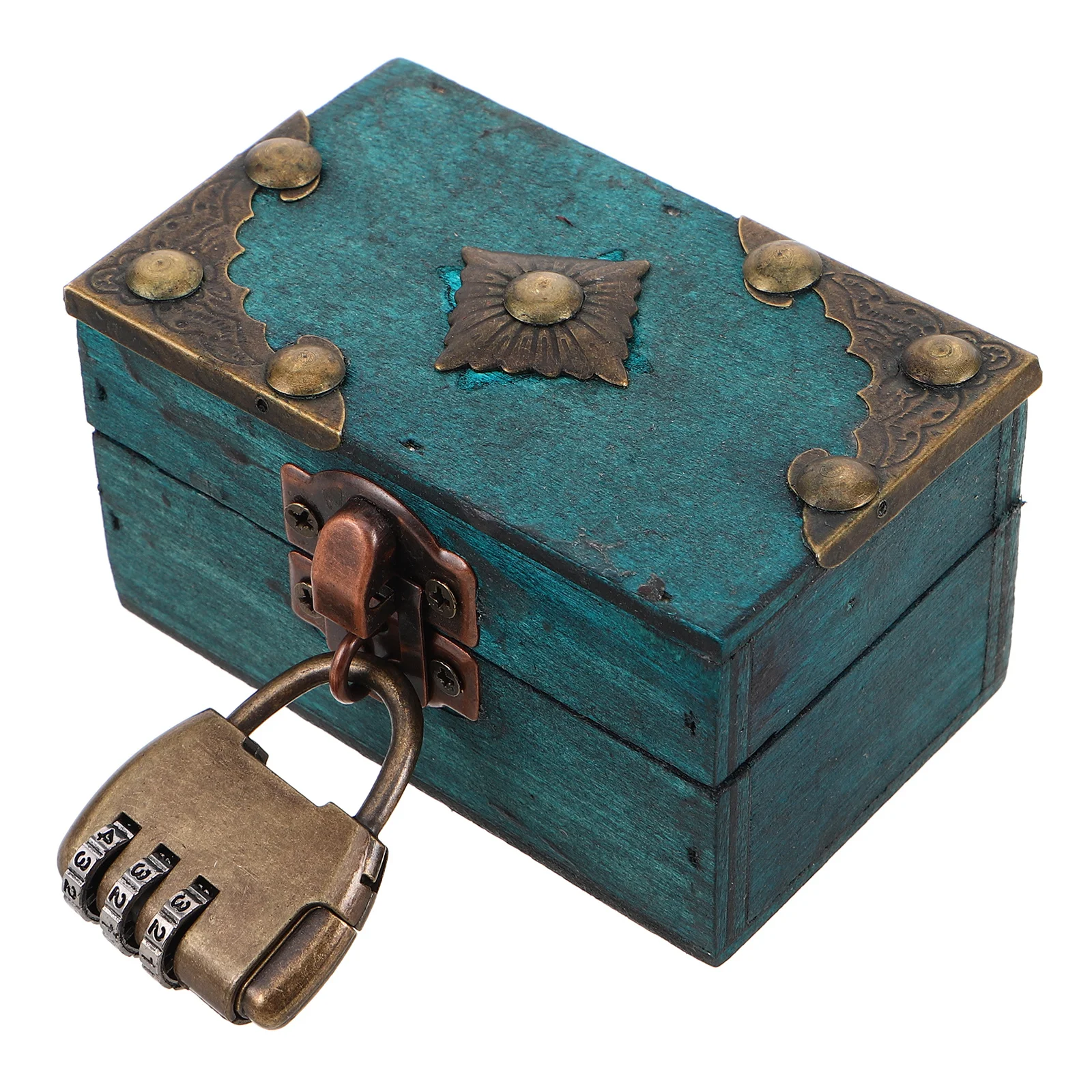 خمر تخزين المجوهرات 9X5.5X5 سنتيمتر الرجعية الخشب عرض القضية مع قفل للنساء المنظم حلية صندوق المحمولة مجوهرات الصدر