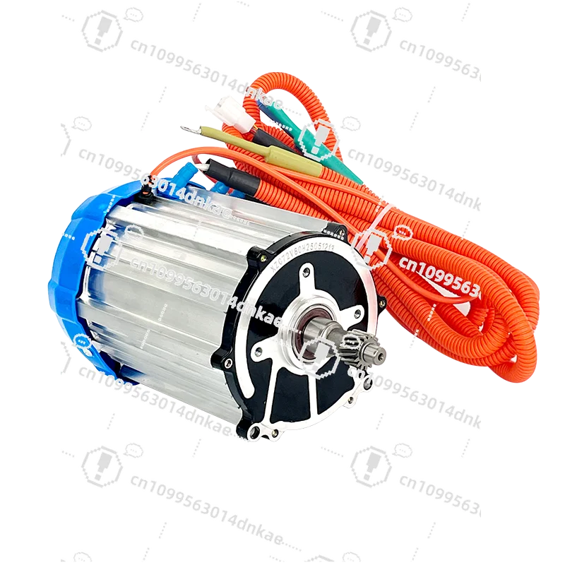 محرك دراجة ثلاثية العجلات 2000 وات مركبة كهربية وحدة تحكم في محرك التيار المستمر عديم المسفرات 48v60v72v طاقة عالية 16 أسنان عالمية #5