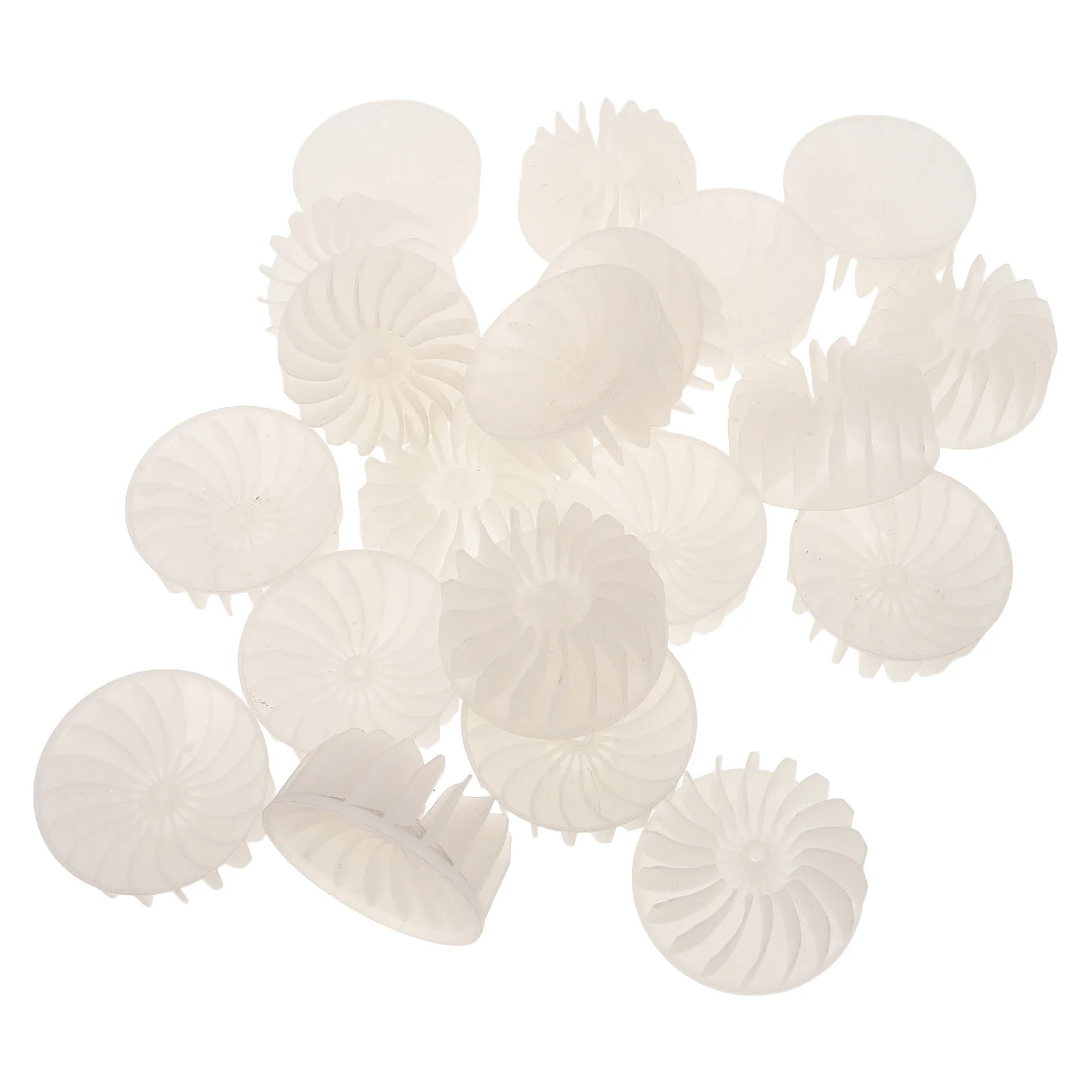 

20Pcs Hair Dryer Fan Blades Durable Plastic Replacement Parts Mini Leaves for Salon Blowdryers Fast Hair Dryer Repair