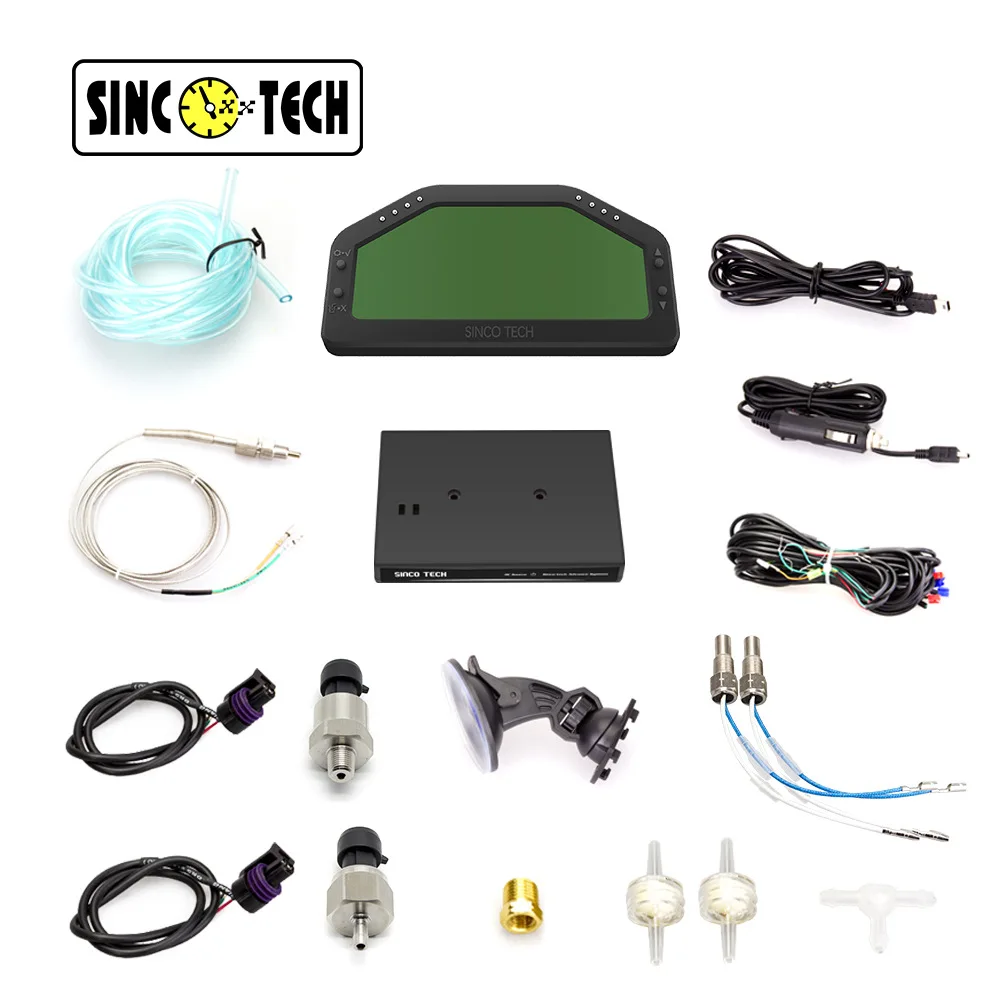 2026 Hot QSF SINCOTECH Racing Car Modification Universal Multifunctional Integrated Dashboard Sensor Kit Bluetooth Version DO904