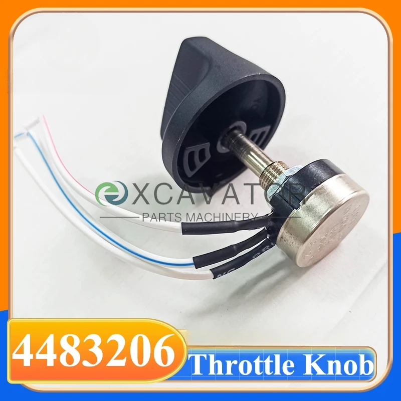 

4482656 4483206 4483285 Ручка дроссельной заслонки для ZX110 ZX200 ZX225 ZX230 ZX240 ZX250 ZX330 ZX350 Экскаватор Топливный циферблат