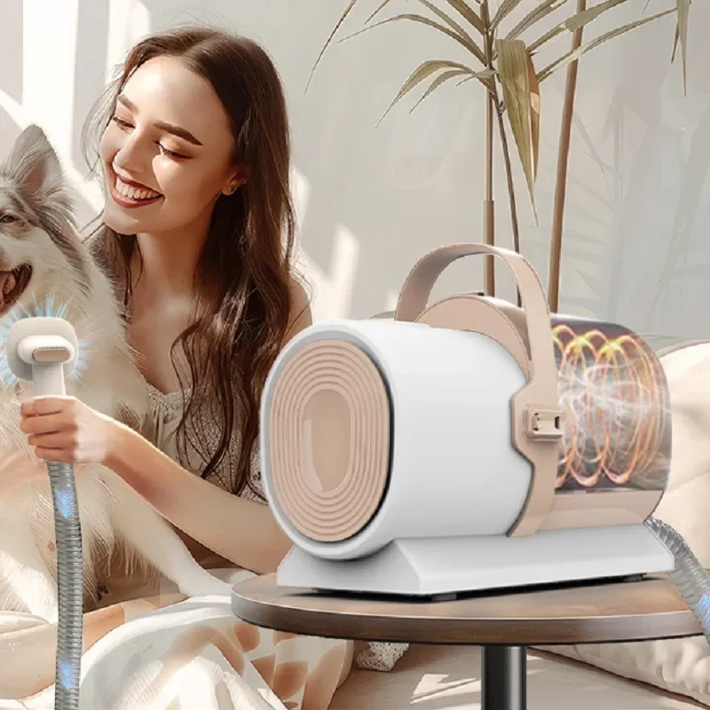 Electric Vacuum Pet Hair Trimmer with Suction for Cat Bristle Multifunctional Grooming Tool view 5
