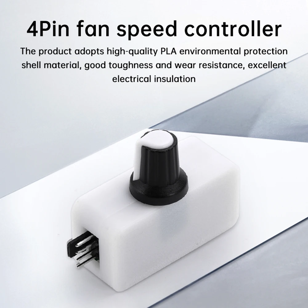 4-Pin Fan Speed Controller PWM Speed Regulator DIY Water Cooling Module Type-C USB Power Supply Interface