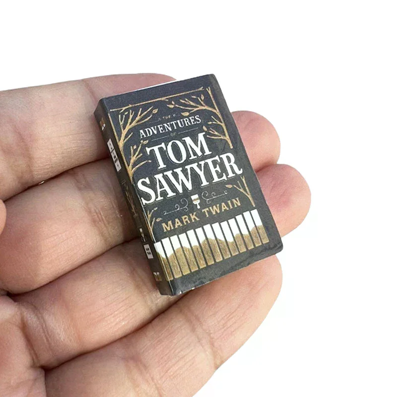 6Pcs/Set 1:12 Dollhouse Miniature Classical Book Model Furniture Accessories For Doll House Decor Kids Play Toys Gift