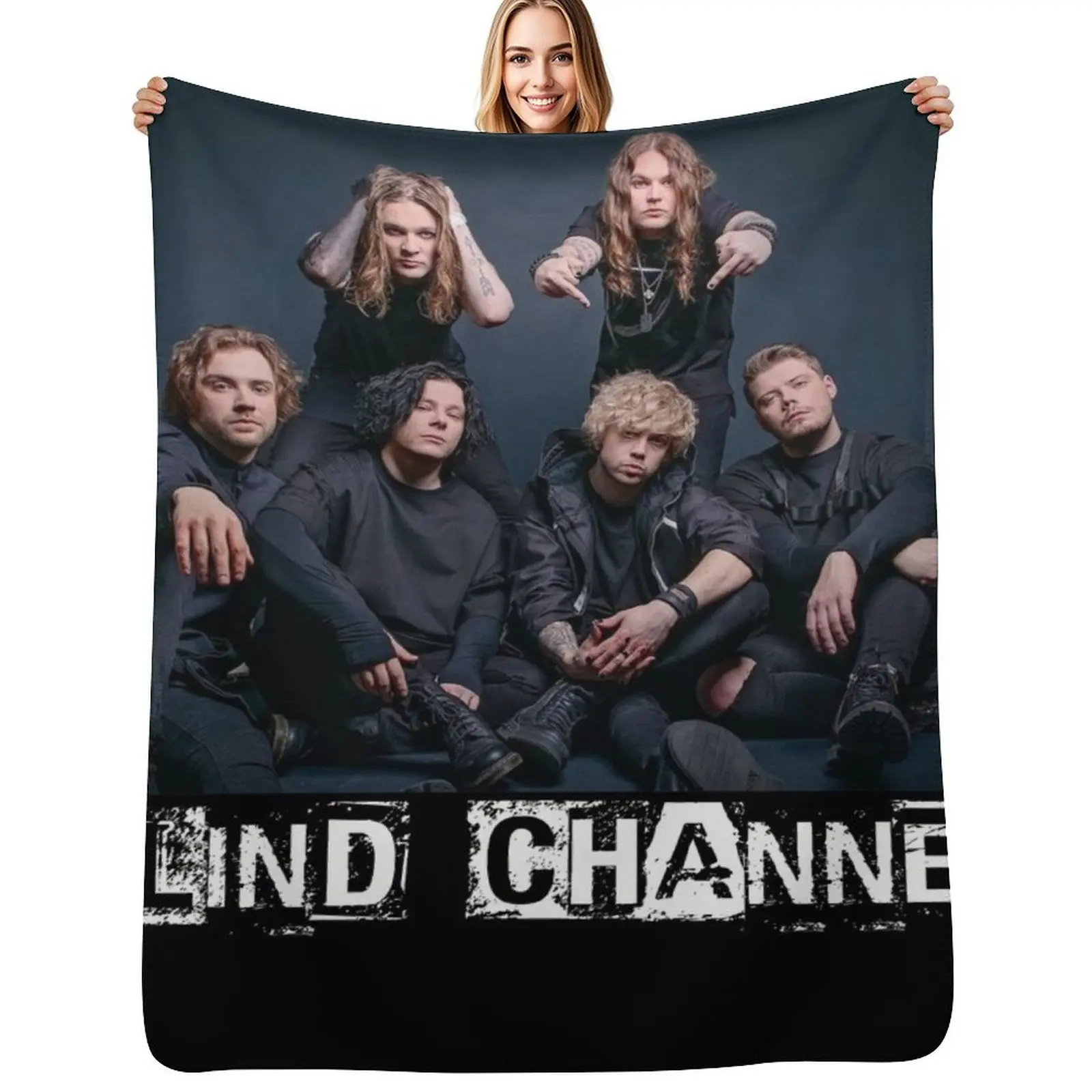 

Blind Channel New Design Classic T-Shirt 2002 00001 Throw Blanket Blankets For Bed cosplay anime Soft Beds for winter Blanket