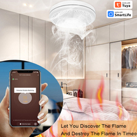 Fire Detector Remote Monitoring Tuya Wifi Carbon Monoxide Smart Home Smart Smoke Detector Smoke Detector Smoke Alarm Sensor