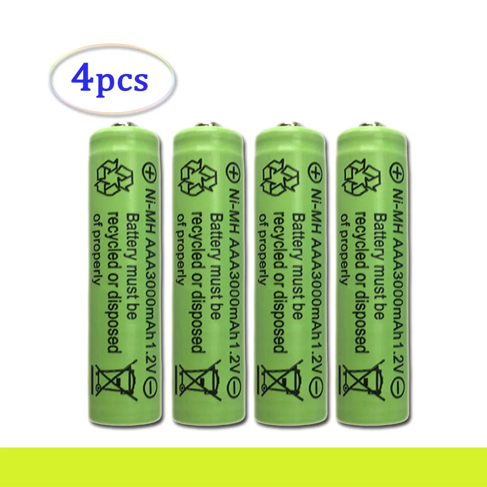 

AAA 3000mAh 3A 1.2V Ni-MH Rechargeable Battery Cell for MP3 RC Toys led Flashlight