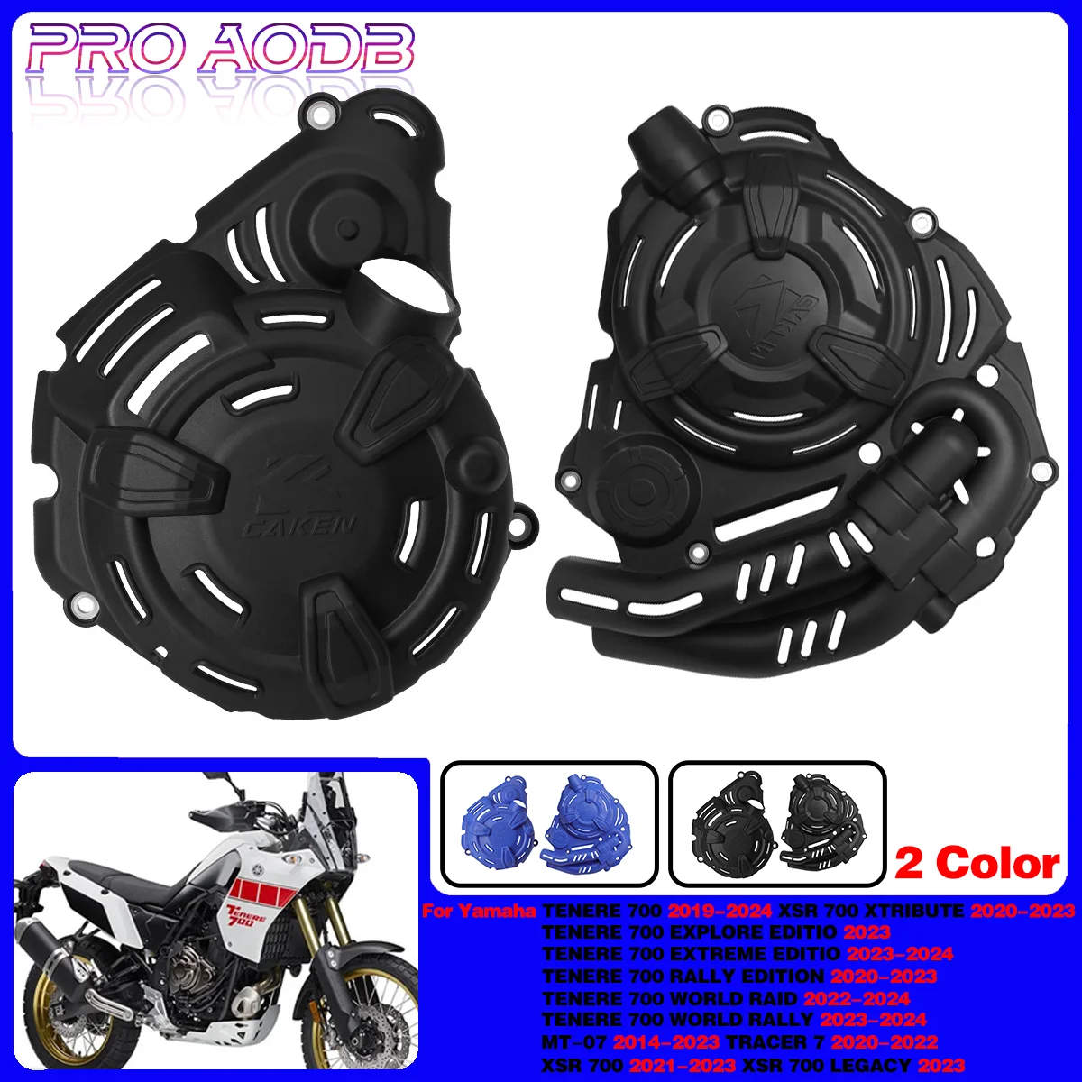 

For Yamaha TENERE 700/ MT-07/TRACER 7/ XSR 700/ FZ07/ 2014 2015 2016-2023 2024 Motorcycle Clutch Cover Ignition Protector Guard