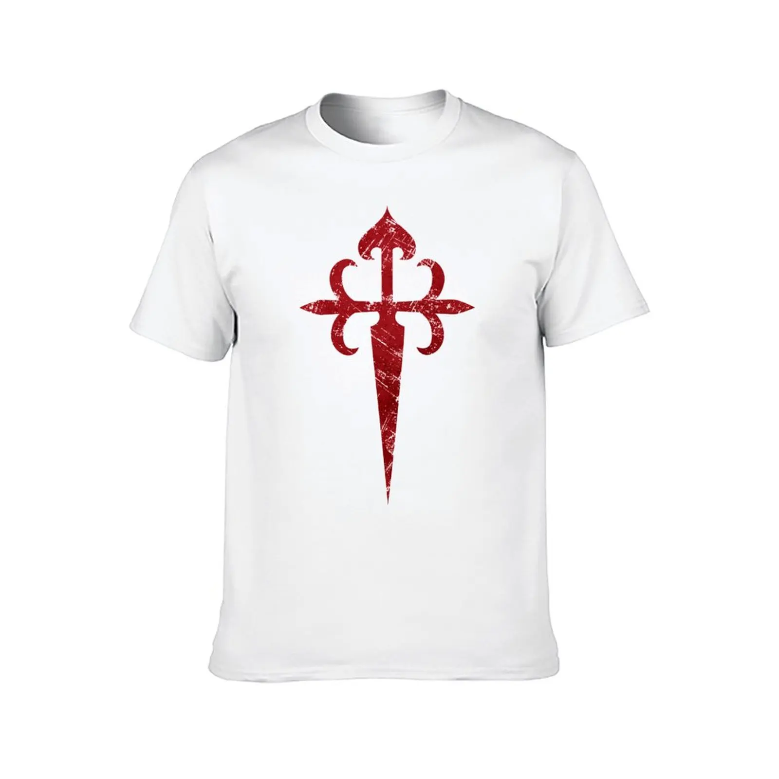 Cross of Santiago T-Shirt anime t shirts for man t shirts for man pack white T-Shirt