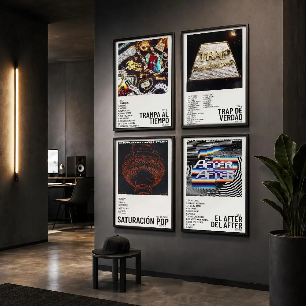 Argentine Rapper Y-YSY A Poster Wall Art Print Sticker for Bedroom Living Room Dorm Office Modern Home Decor