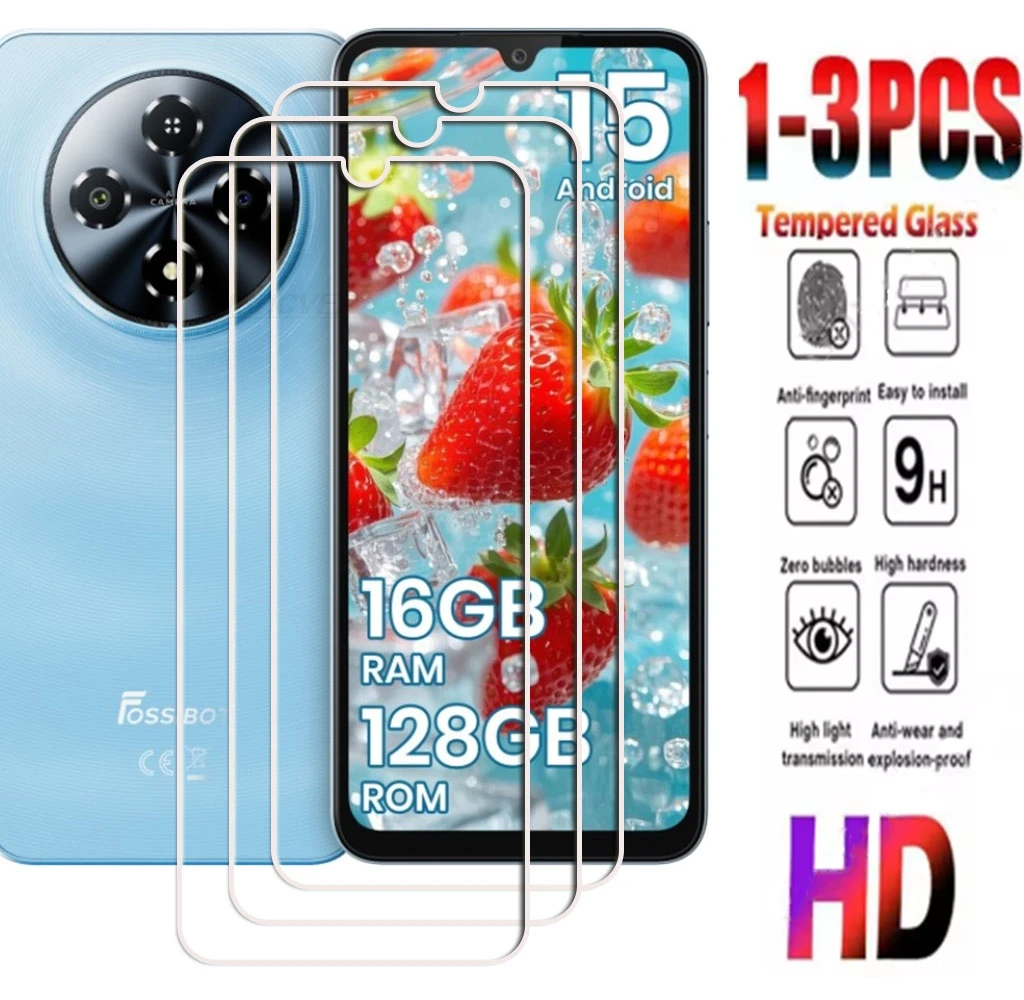 1-3PCS 9H HD gehärtetes Glas für FOSSiBOT S5 6,88 "2026 FOSSiBOT S5 S5 Pro Displayschutzfolie