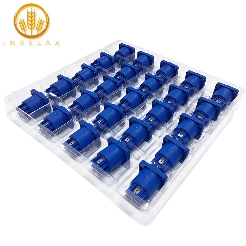 

25 синих разъемов PowerCon, адаптер питания переменного тока 20 А, аксессуары для сценического освещения с наружным выходом