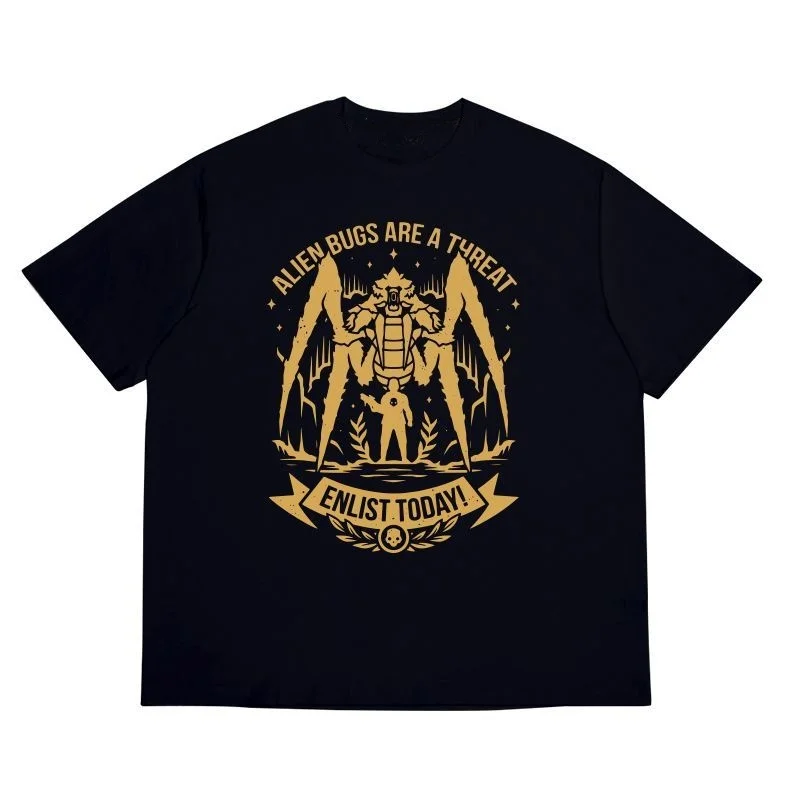 

PlayerUnknown's Battlegrounds 2 Peripheral T-shirt Summer Helldovers Game Same Short Sleeve T-shirt Stylish and Comfortable