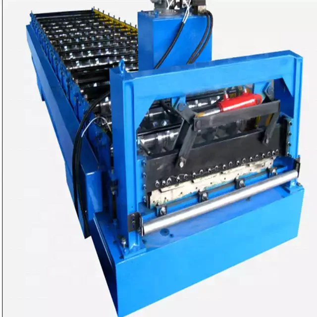 다양한 금속 시트에 적합한 철근 지붕 타일 및 거터 생산용 자동 롤 성형 라미네이팅 기계