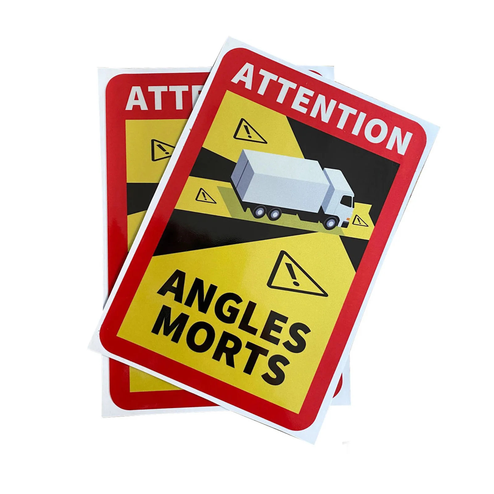 Dead Angles On Heavy Vehicles Angles Morts Waterproof Sticker France Notice Singe For People Safe Daily Using Transport Sticker