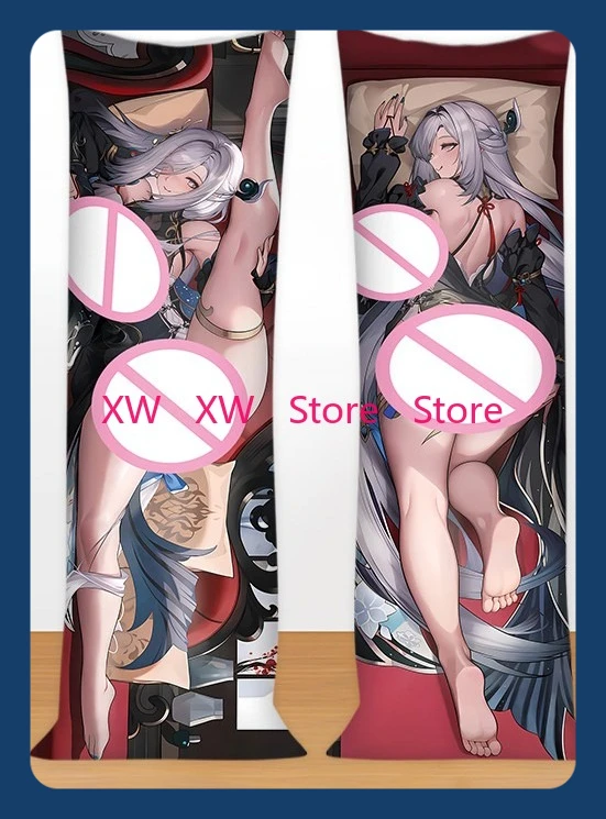 

New Style Shenhe Dakimakura Sexy Hugging Body Pillow Case Game Anime Character Double-Sided Print Cushion Cover Otaku Pillowcase