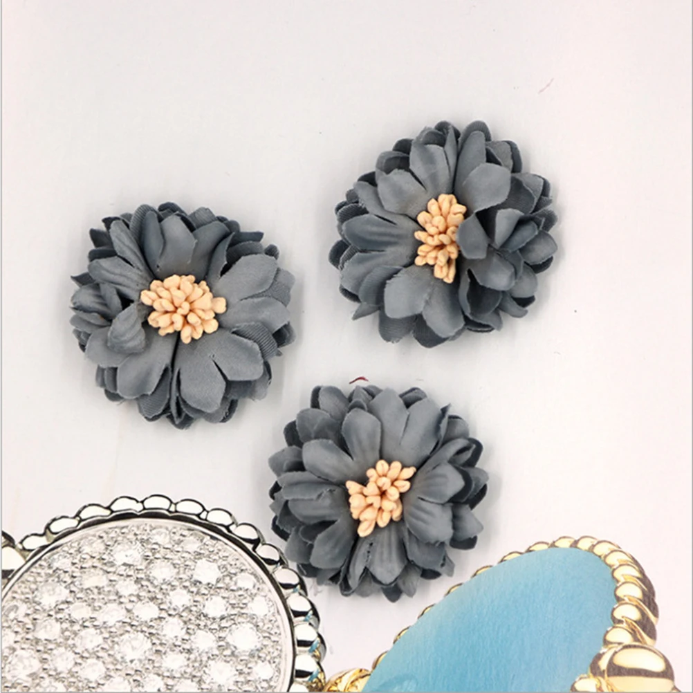 

20 Pcs Simulated Chrysanthemum Auxiliary Materials Decor Clothes Shoes Decorations DIY Crafts Embellishments Decorate