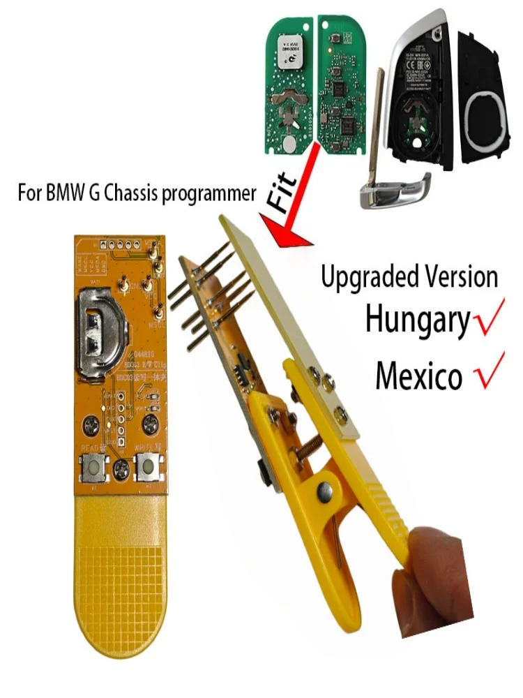 Programator Rapid Matching obsługuje operacje bez demontażu dla kluczy inteligentnych BMW X5 G05 N5F-ID21A 434MHz 49 Chip BDC3 Dedykowany — 2