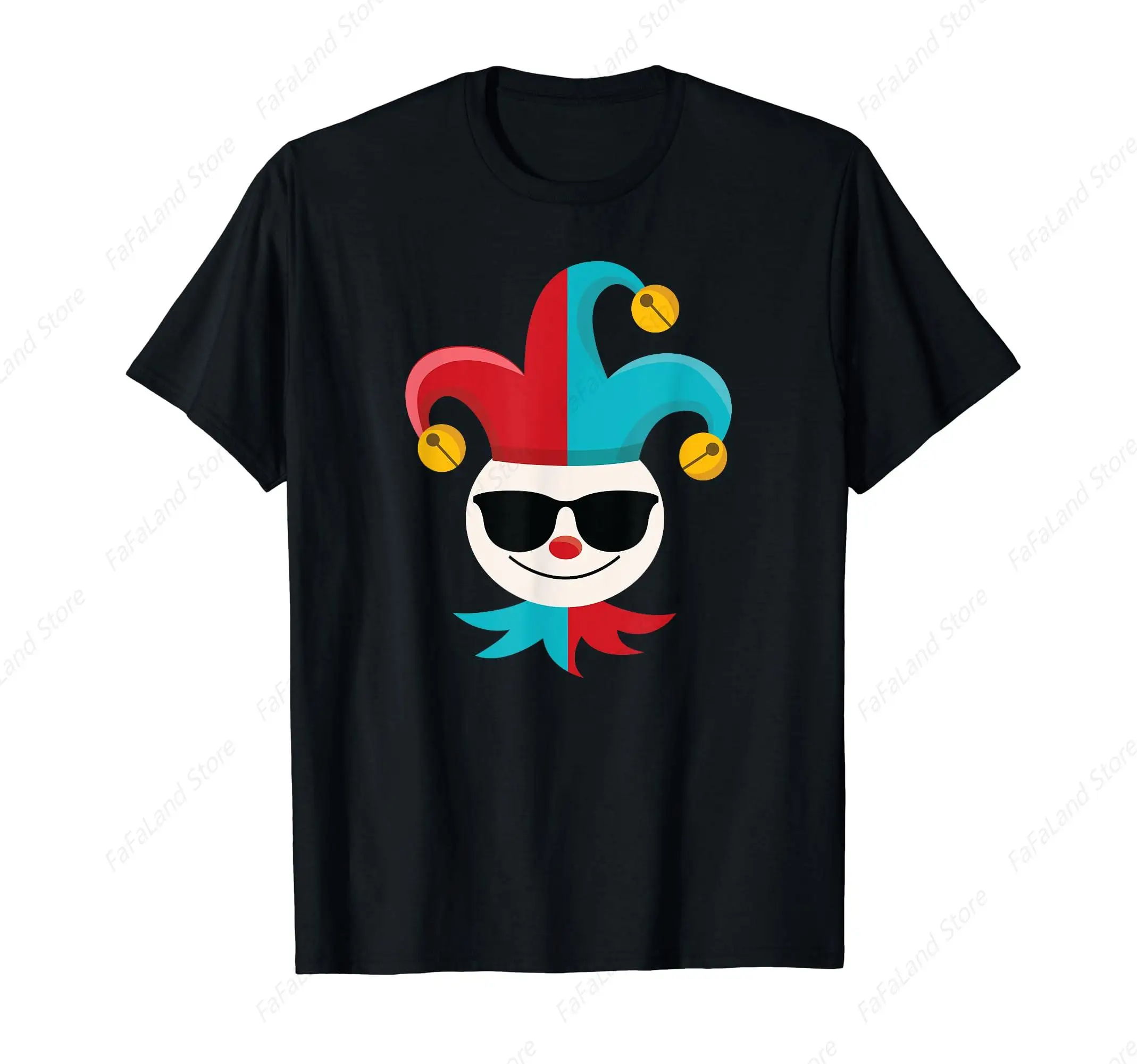 Joker Sunglasses Shirt T-Shirt for Men Women Cotton Summer Top Tee