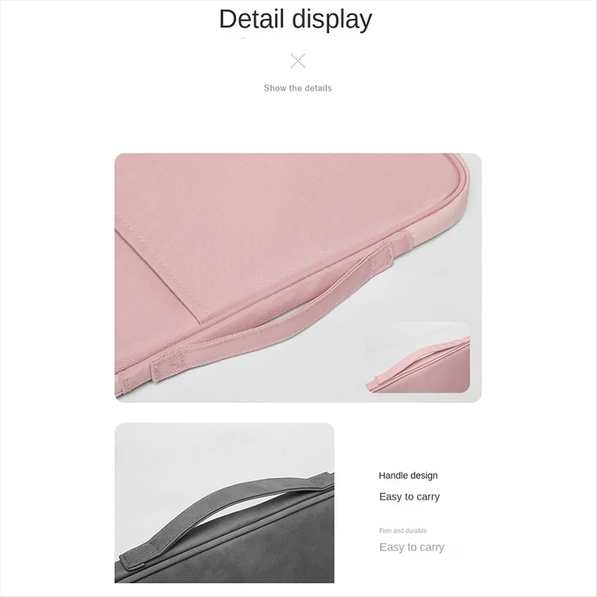 NEW Laptop Case 14-15 Inch Waterproof Tablet Bag Sleeve Handbage Portable Laptop Sleeve Case Dark Gray
