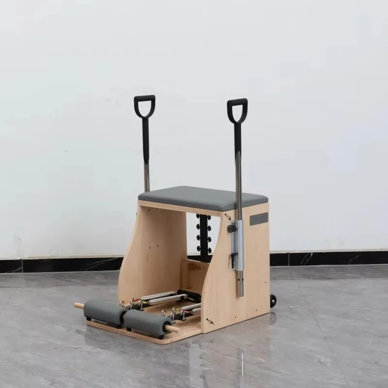 

YTYIN LUMINE Custom Portable Spring Wunda Chair | Commercial Yoga Studio Wood Pilates Silla with Custom Logo